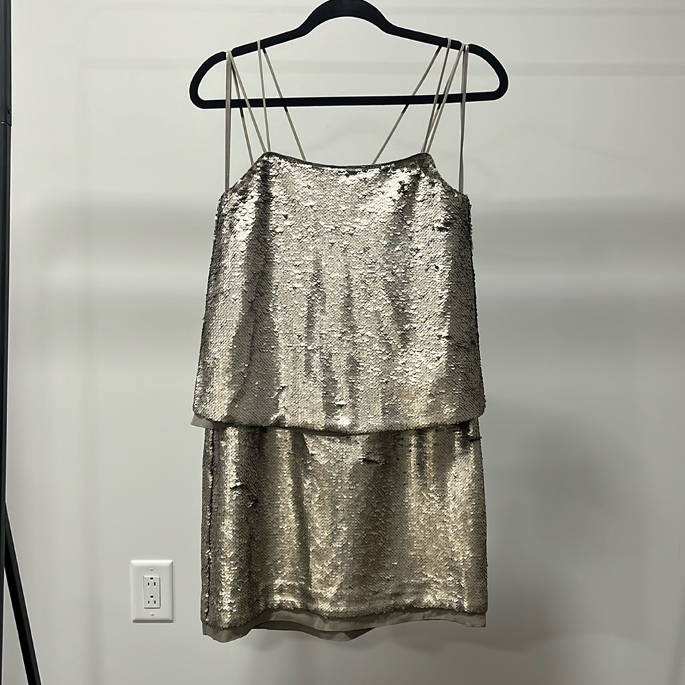 BANANA REPUBLIC sequin dress, size 0, new with tag